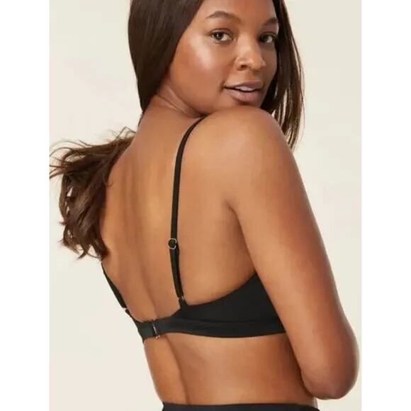Andie Swim  The Crete Bikini Top in Black M NWT - Picture 2 of 5